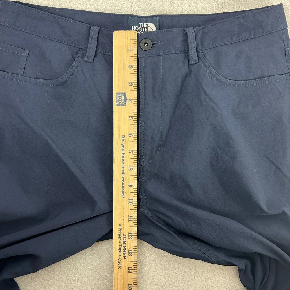 The‎ North Face Mens Regular Fit Pants Size 34x29 Navy Blue Nylon Casual Outdoor